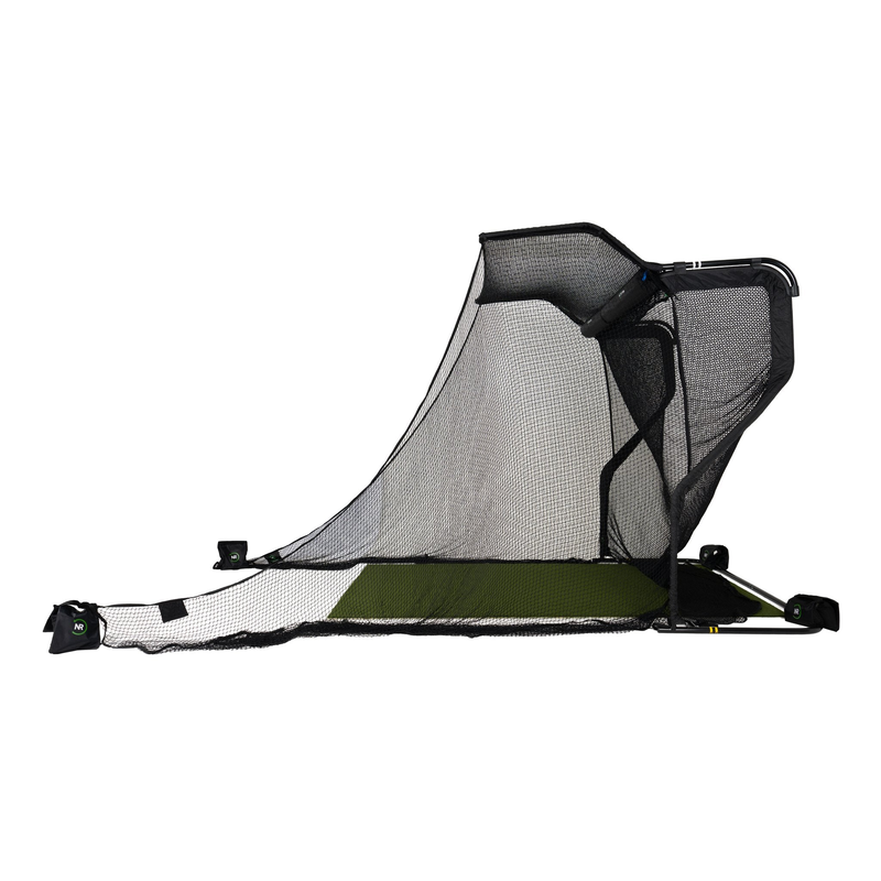 The Net Return Pro No Fly Zone Package side view showing overhang coverage.