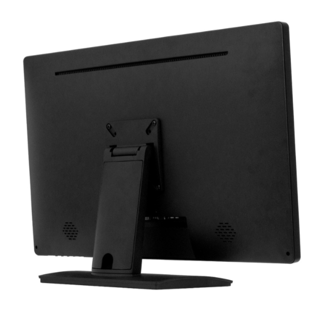 Touch Screen Guru 24" FHD 24/7 Touch Screen Monitor angled left back view.