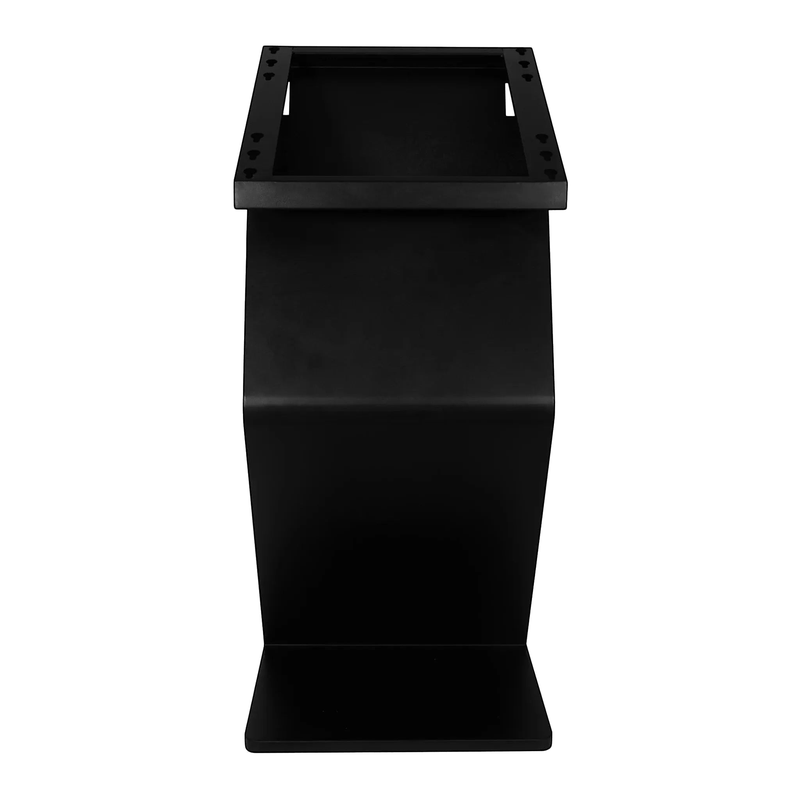 Touch Screen Guru Floor Standing Digital Signage Kiosk Stand front view without monitor.