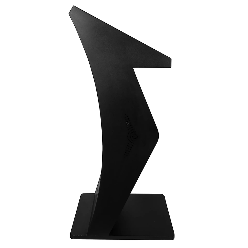 Touch Screen Guru Floor Standing Digital Signage Kiosk Stand left side profile without monitor.
