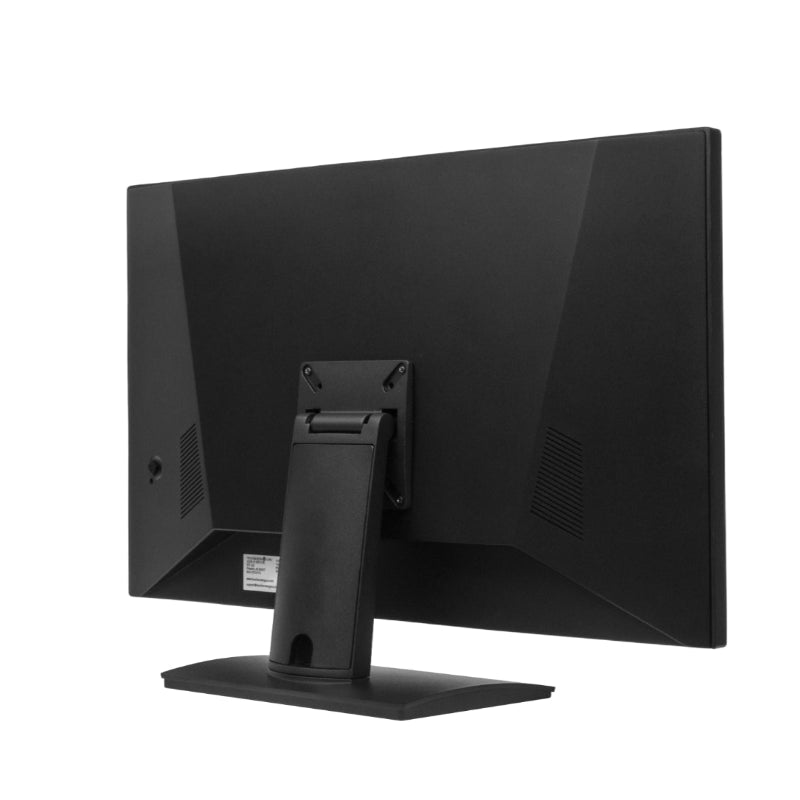 Touch Screen Guru Ultra Series 27" 4K Touch Screen Monitor angled right back view.