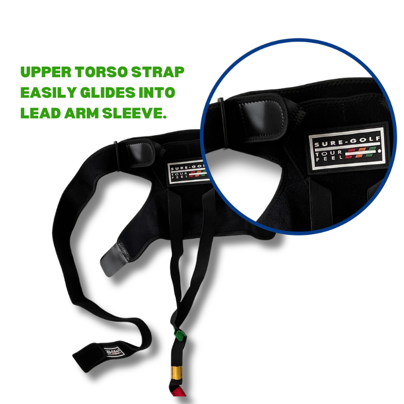 Tour Feel Jr Swing Trainer with torso strap.