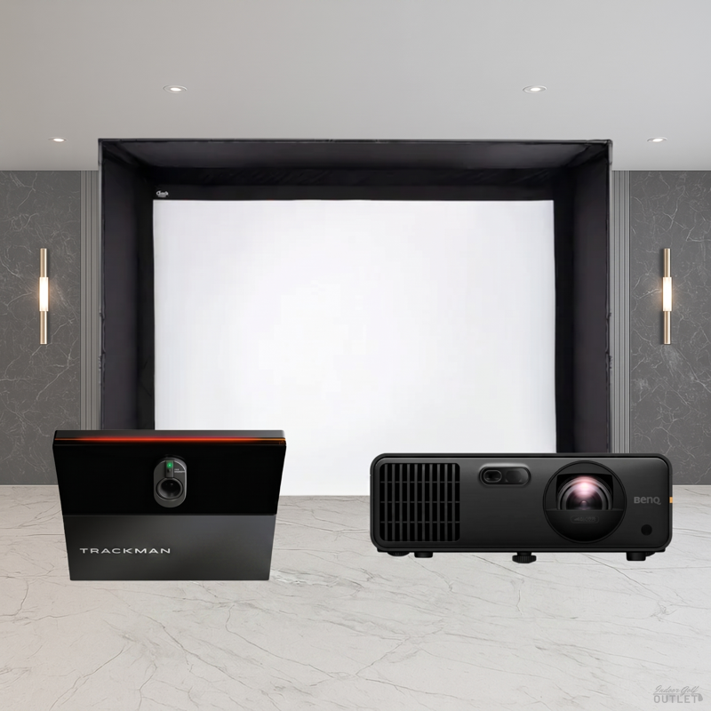 Trackman iO DIY Golf Simulator Enclosure Projector Package.