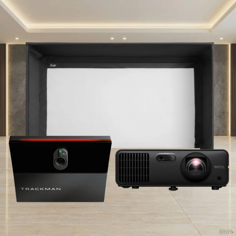 Trackman iO Home Complete (Ball & Club Data) Home Launch Monitor Carl's Place Pro Golf Simulator Package.