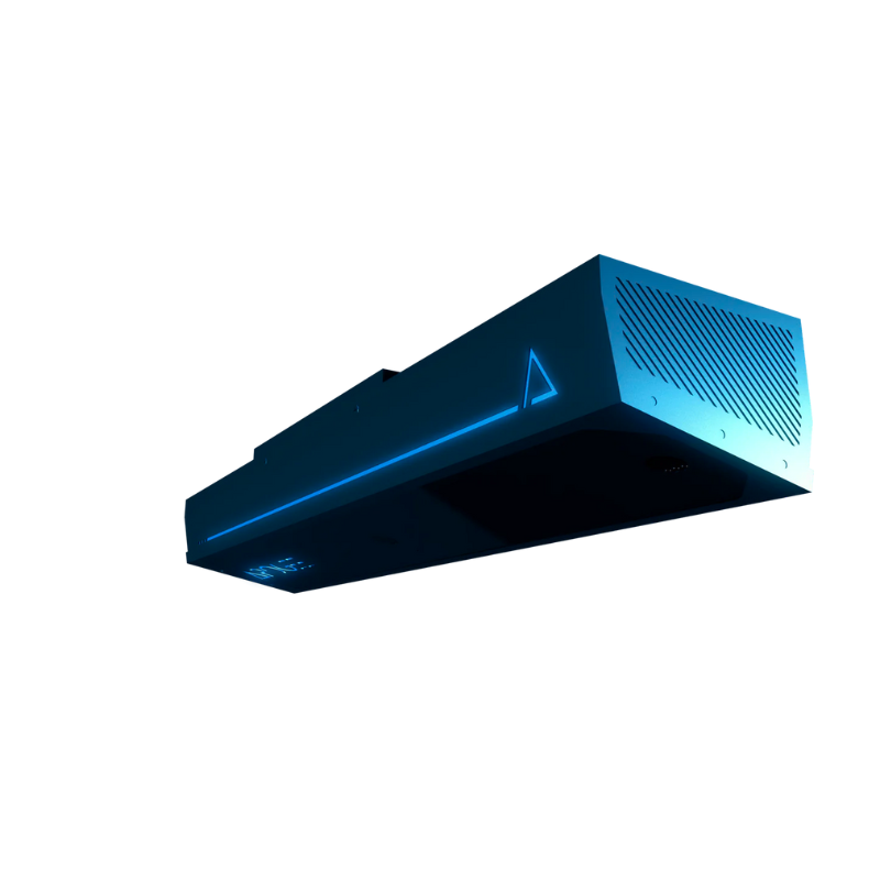 TruGolf APOGEE Launch Monitor side profile view.