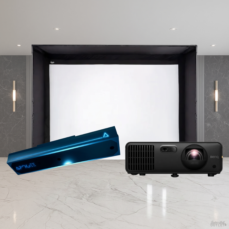 TruGolf APOGEE DIY Golf Simulator Enclosure Projector Package.