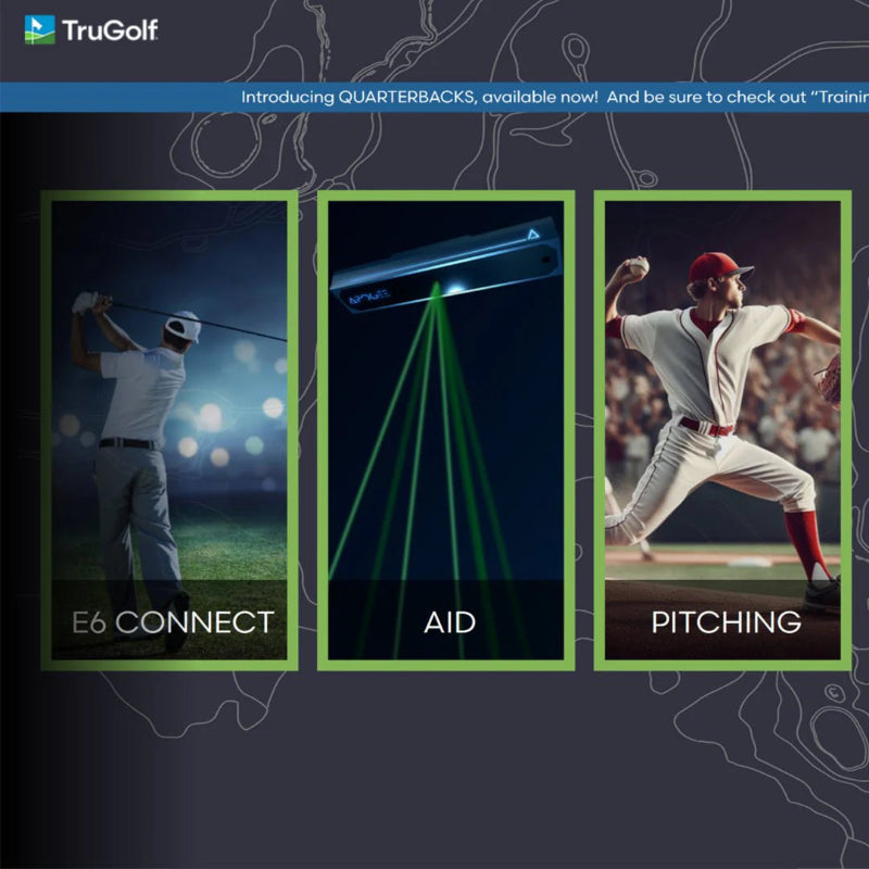 TruGolf MultiSport ARCADE features.