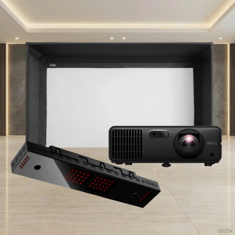 Uneekor EYE XO Launch Monitor Carl's Place Pro Golf Simulator Package.