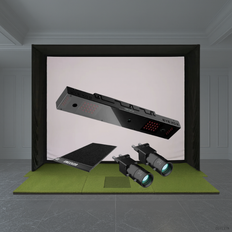 Uneekor EYE XO2 Performance Bundle SIG Golf Simulator Package.
