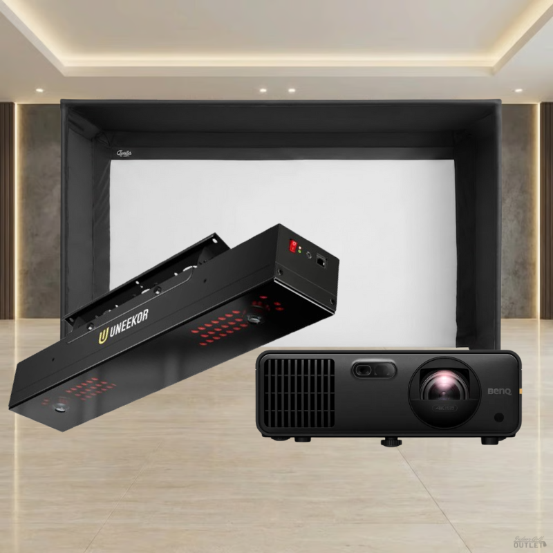 Uneekor EYE XR Launch Monitor Carl's Place Pro Golf Simulator Package.