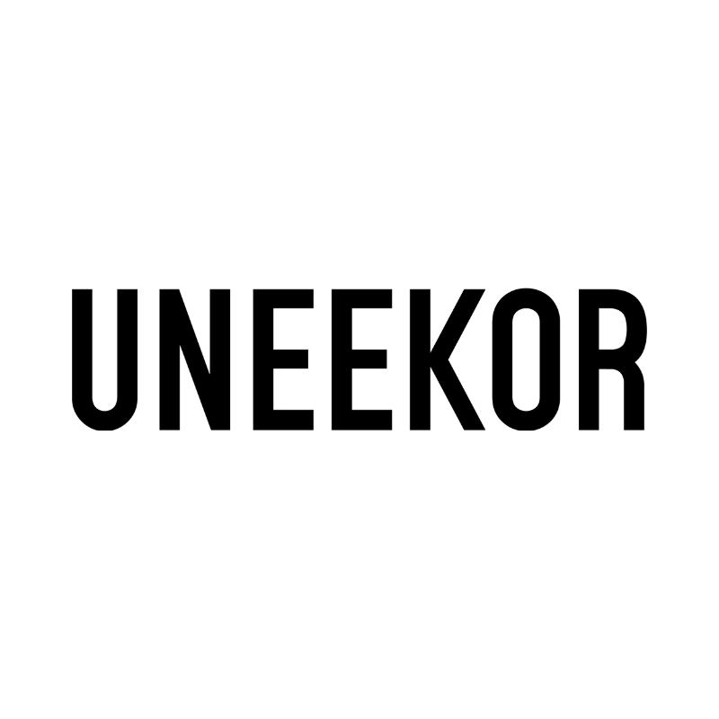 Uneekor black logo.