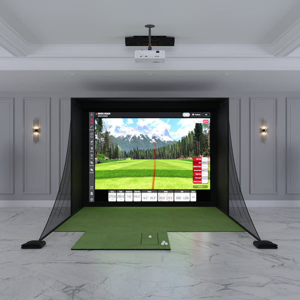 Uneekor QED DIY Golf Simulator Package Indoor Golf Outlet