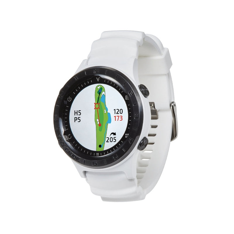 Voice Caddie A2 Hybrid Golf GPS Watch left tilt.