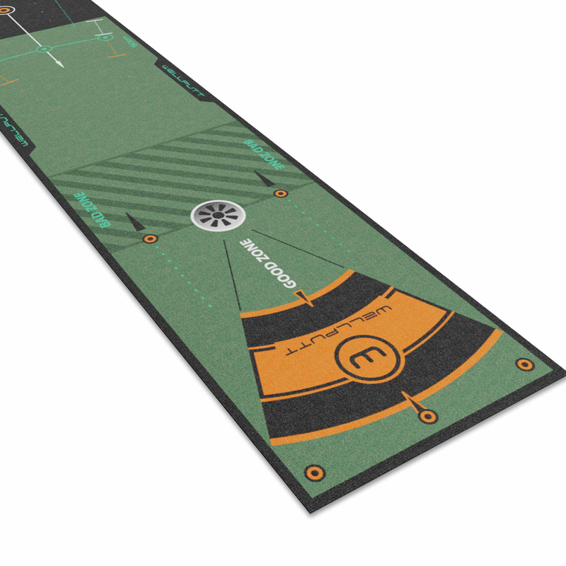 13ft Performance putting mat at an angle.