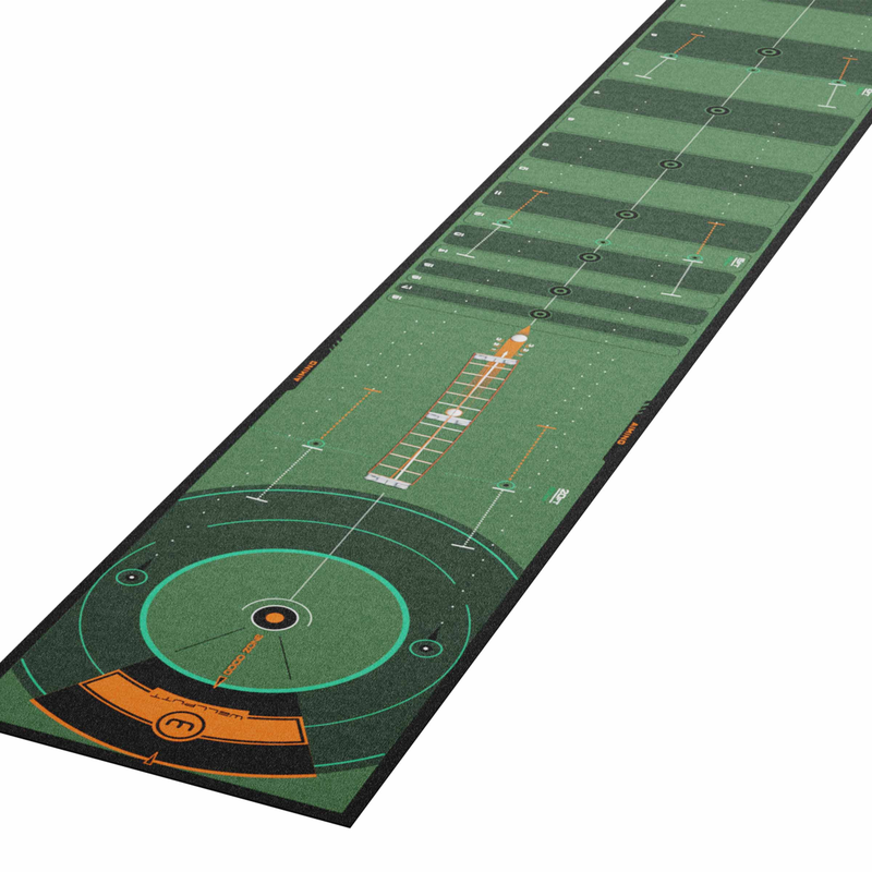 26ft Performance putting mat at an angle.