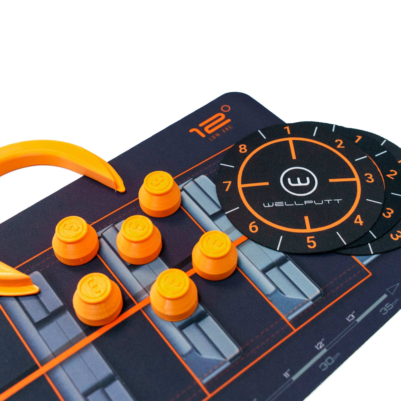 Orange ghost holes, entry cup and target dial from the Coach Pack.