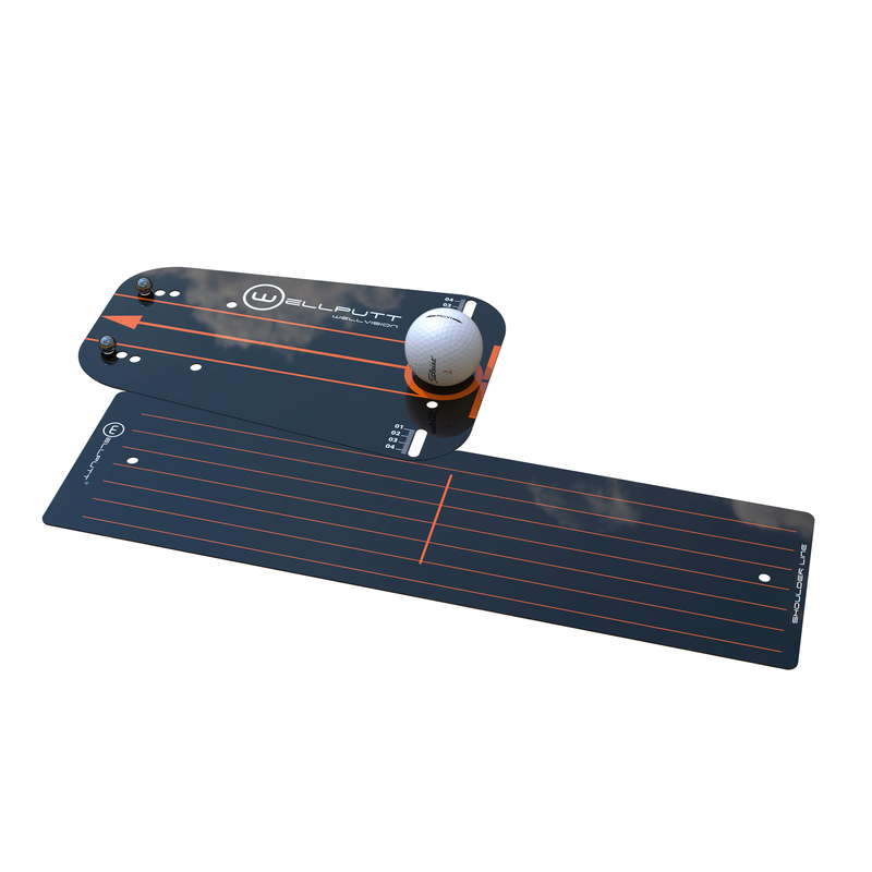 Wellvision Plus putting mirror with fold out shoulder alignment panel.
