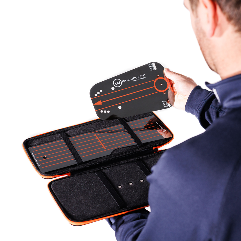 Wellvision mirror stored in its zippered case.