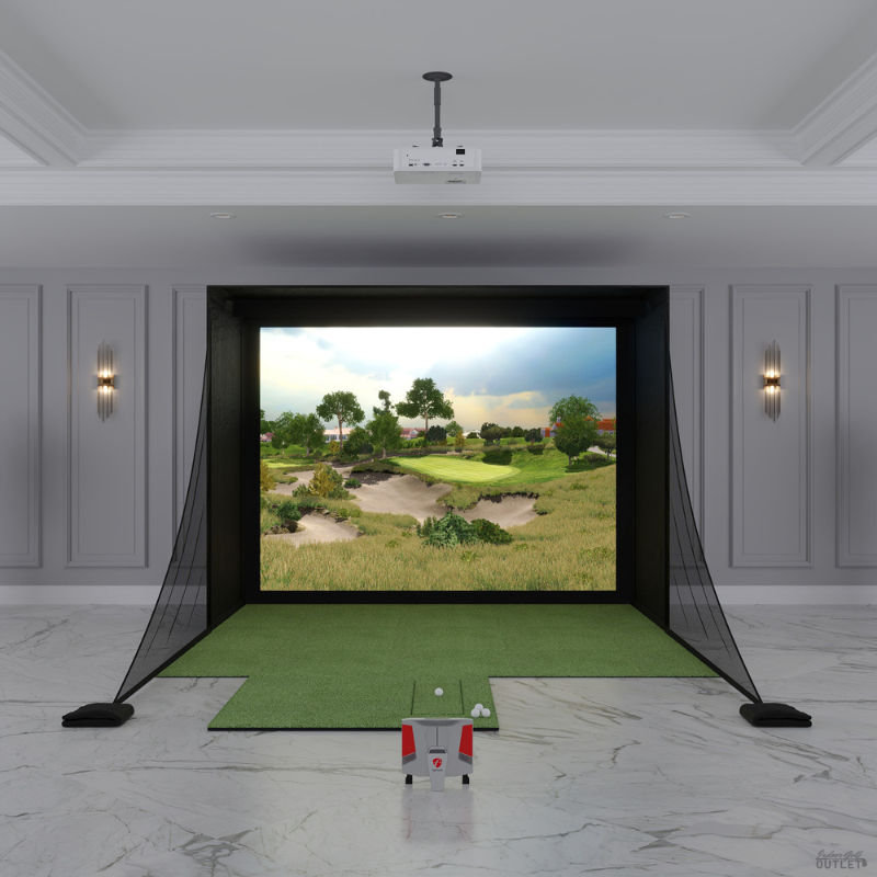 FlightScope X3 DIY Golf Simulator Package 8&#39; x 10.5&#39;.