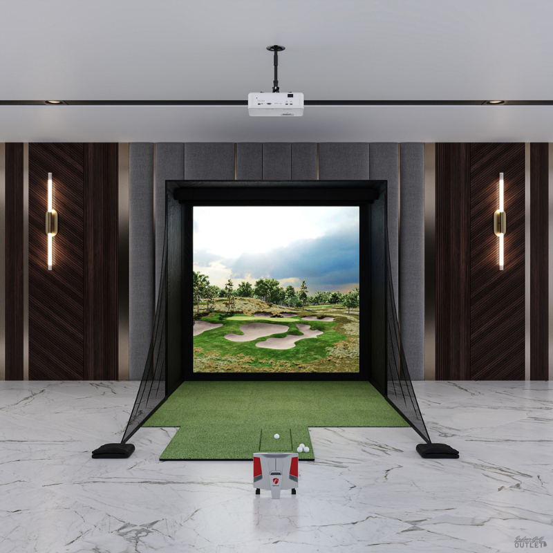 FlightScope X3 DIY Golf Simulator Package 8&#39; x 8&#39;.