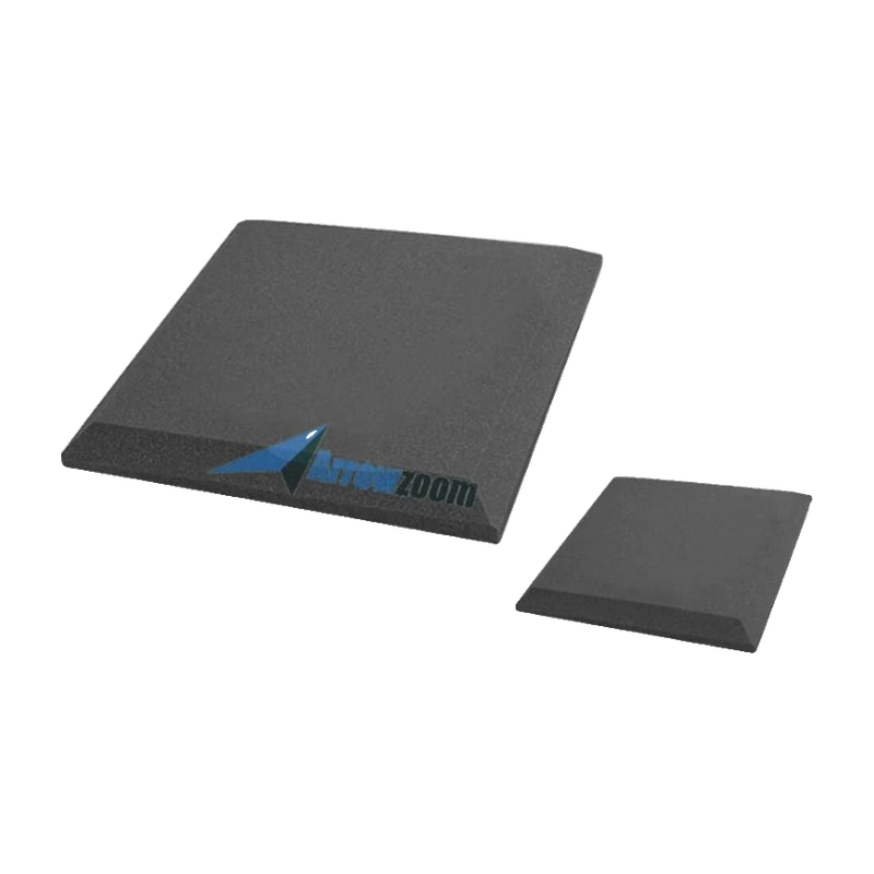 Arrowzoom Flat Bevel Adhesive Backed Acoustic Foam Panels front view.