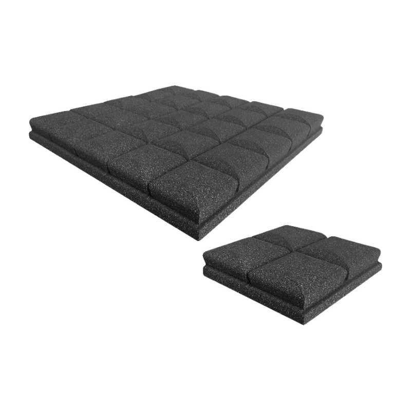 Arrowzoom Hemisphere Grid Adhesive Backed Series Acoustic Foam black.