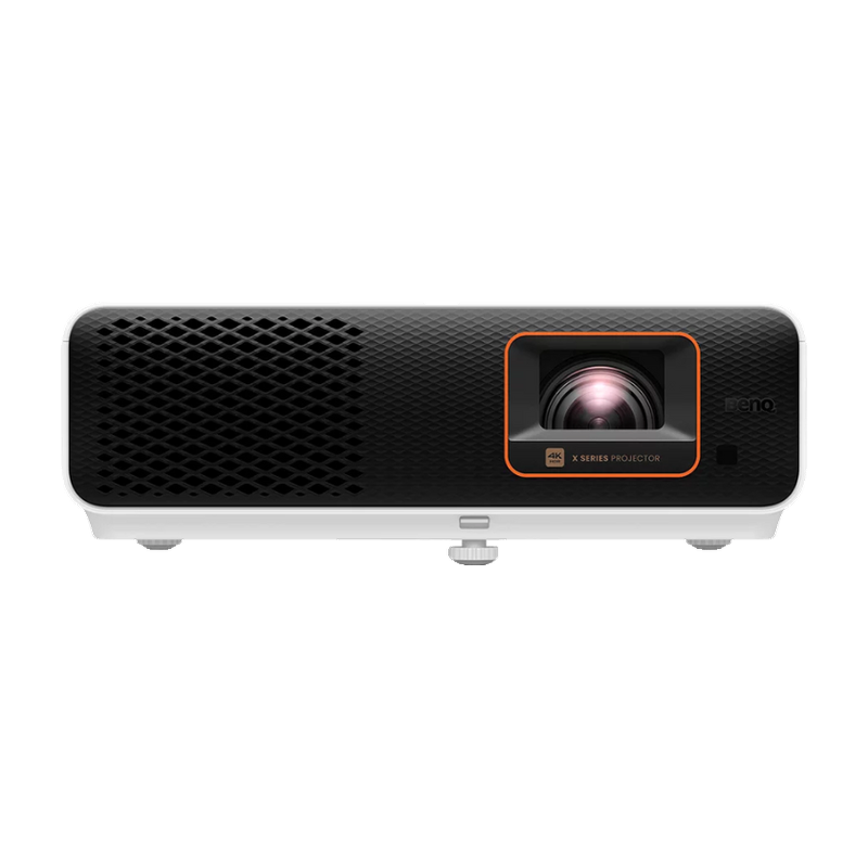 BenQ X500i 4K HDR 4LED Short Throw Console Gaming Projector front view.