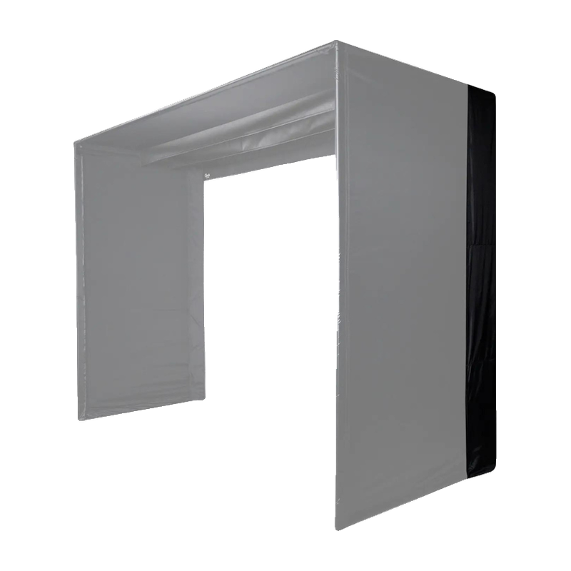 Carl's Place Back Cover Kit highlighted on a DIY Golf Simulator Enclosure Kit.