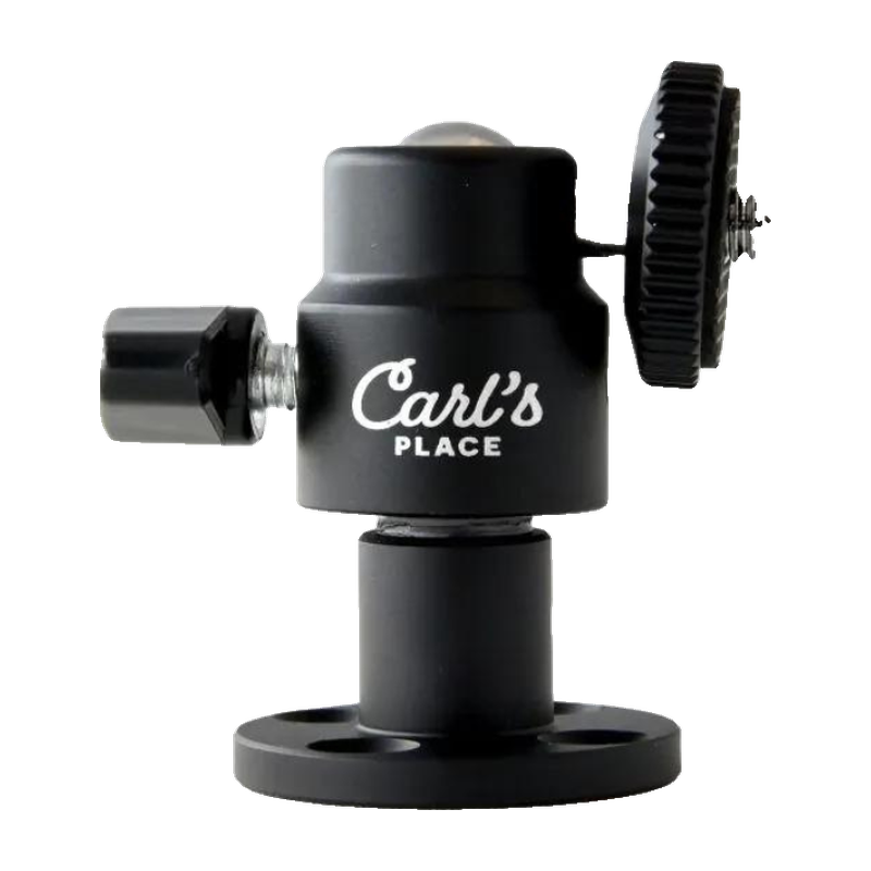 Carl's Place Golf Camera Wall Mount front view with logo.