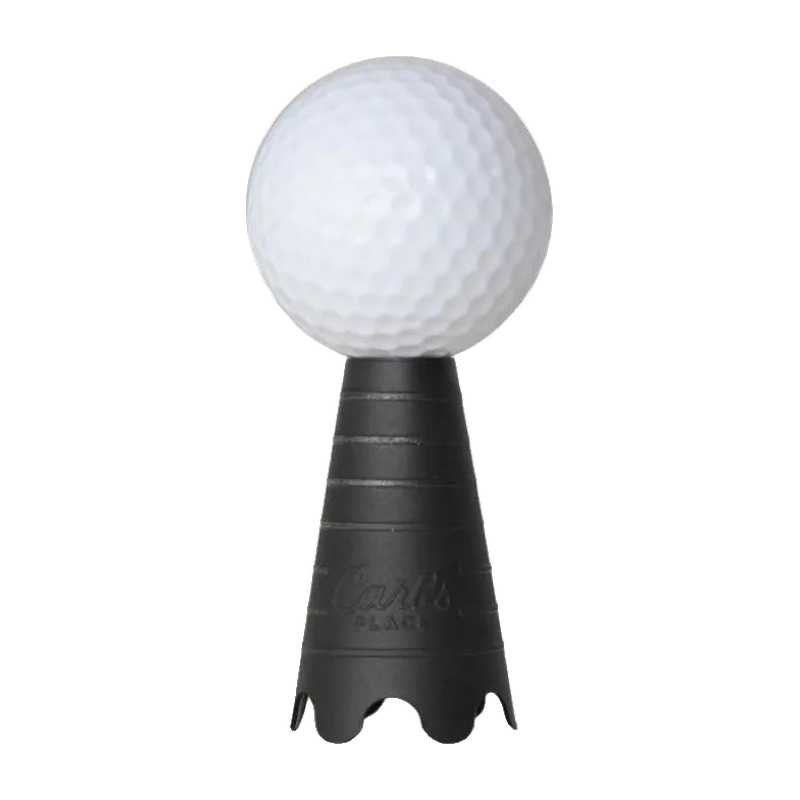 Carl's Place HotShot Indoor Golf Tee with ball.