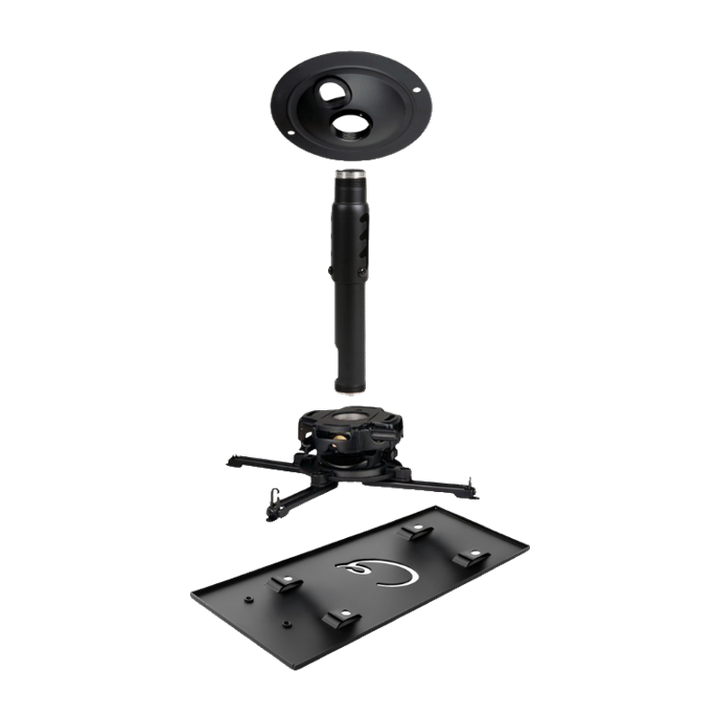 Carl's Place Launch Monitor Ceiling Drop Mount Kit universal mount complete setup.