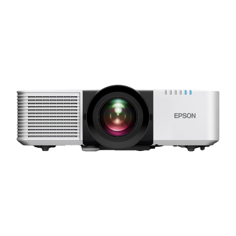 Epson L690SU Powerlite 6200-Lumen WUXGA Short Throw 3LCD Laser Projector front view.