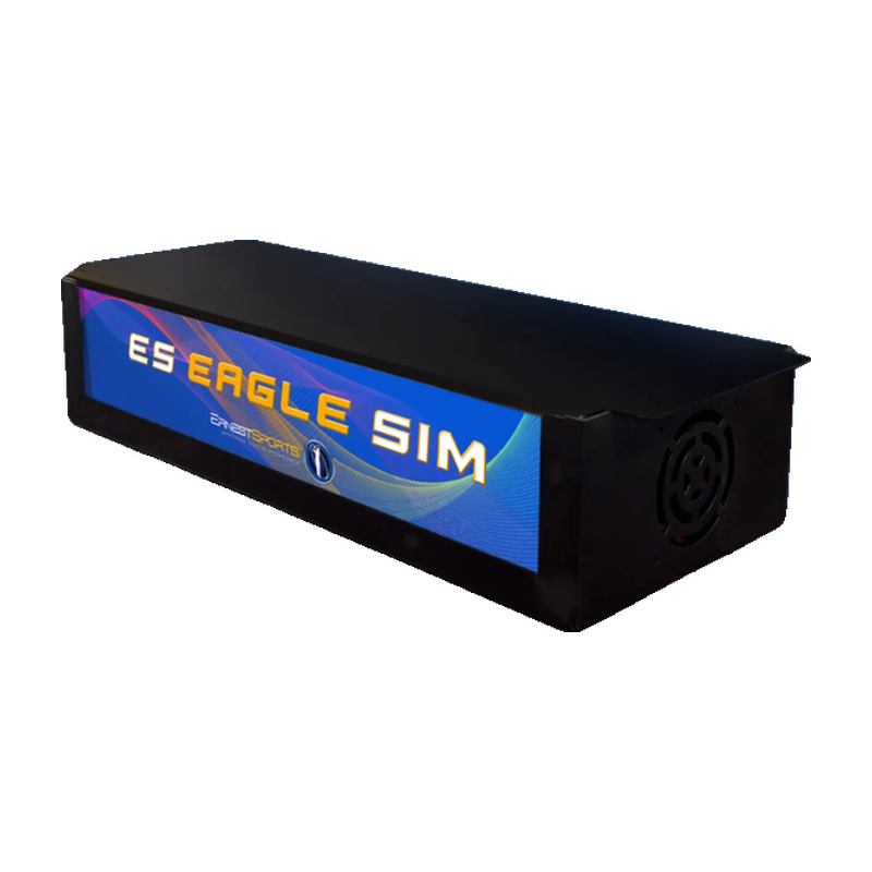 ES Eagle Sim overhead golf launch monitor unit.
