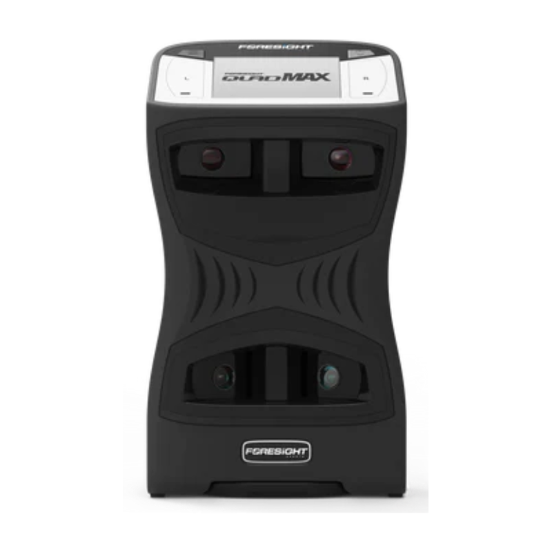 Foresight Sports QuadMAX Launch Monitor front view.