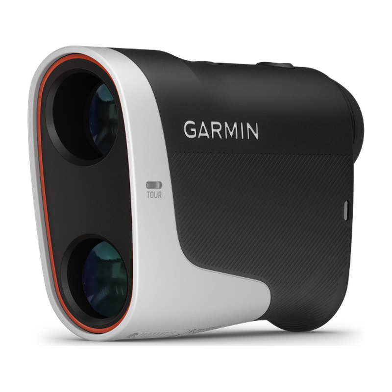 Garmin Approach Z30 Golf Laser Range Finder front right side view.