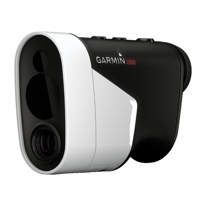Garmin Approach Z82 Golf Laser Rangefinder with GPS right angle view.