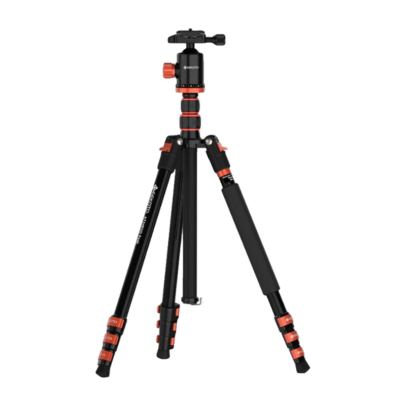 GEEKOTO AT24EVO Compact Aluminum Tripod full view.