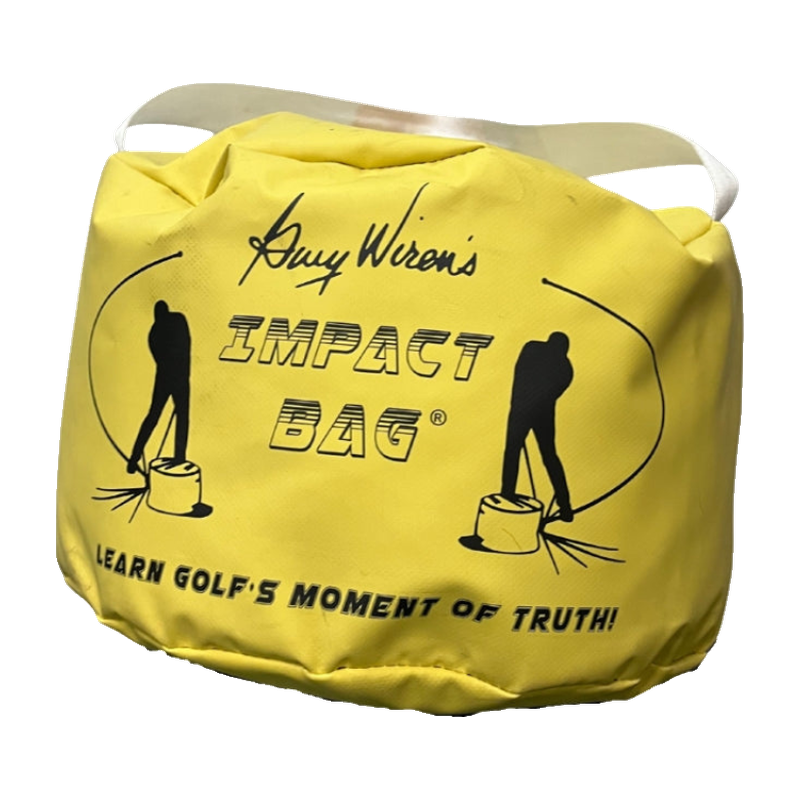 Golf Impact Bag® by Dr. Gary Wiren front view.