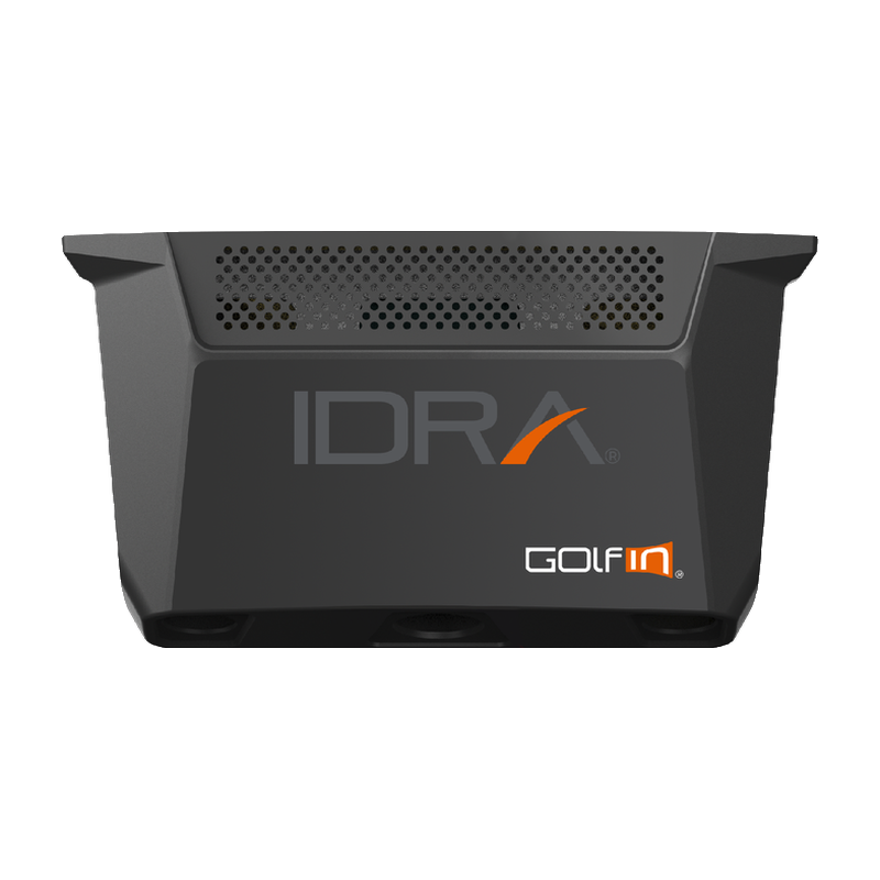 GolfIn IDRA II Launch Monitor front view.