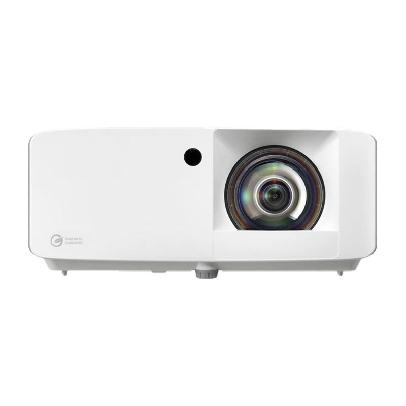 Optoma ZH450ST 4200 Lumens 1080p Short Throw Golf Simulator Projector front view.