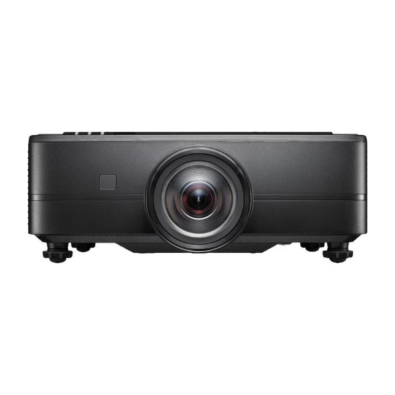 Optoma ZK810TST 8500 Lumens 4K Short Throw Golf Simulator Projector front view.