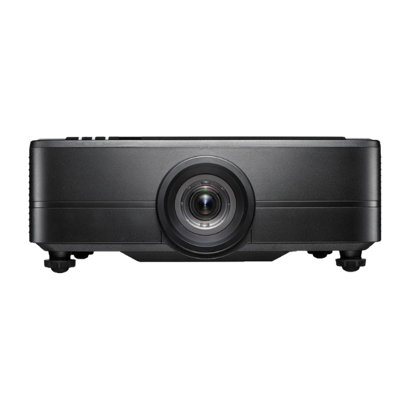 Optoma ZU725TST 7200-Lumens WUXGA Short Throw Golf Simulator Projector front view.