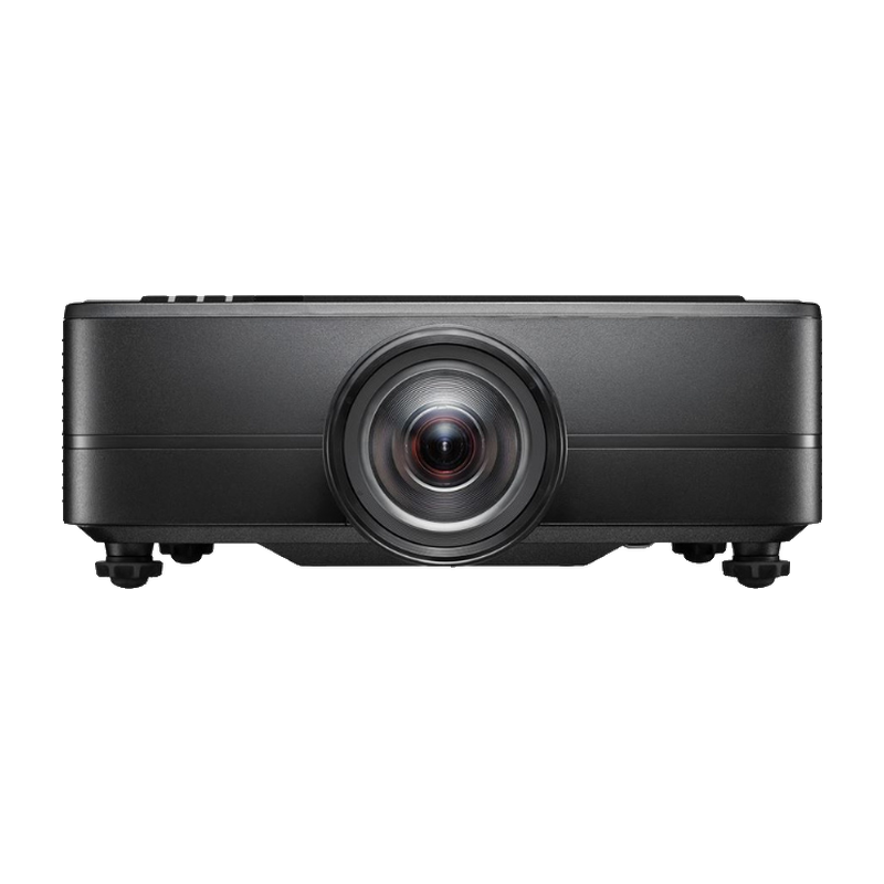 Optoma ZU920TST 9800 Lumens WUXGA Short Throw Golf Simulator Projector front view.