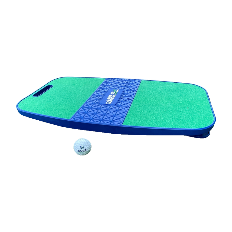 Power Shift Board with golf ball.