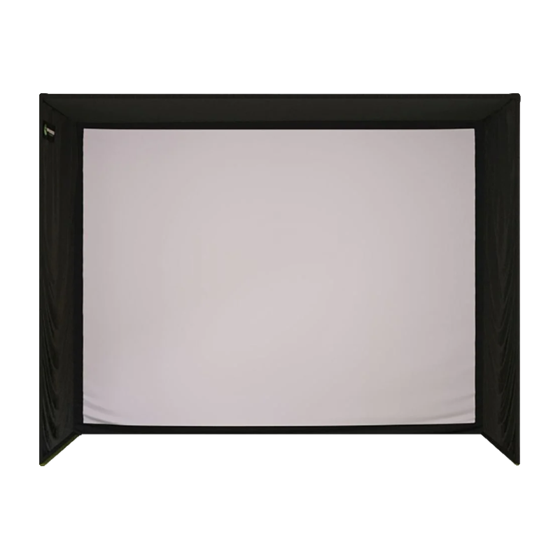 SIG10 Golf Simulator Enclosure front view.