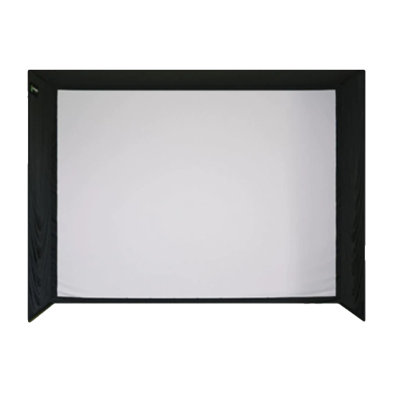 SIG12 Golf Simulator Enclosure front view.