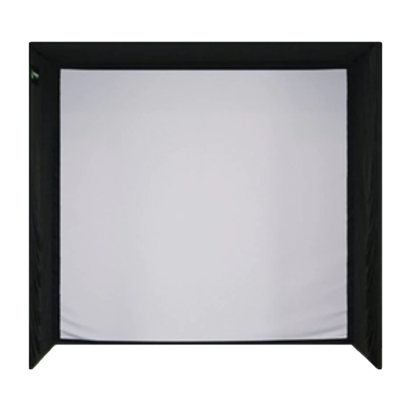 SIG8 Golf Simulator Enclosure front view.