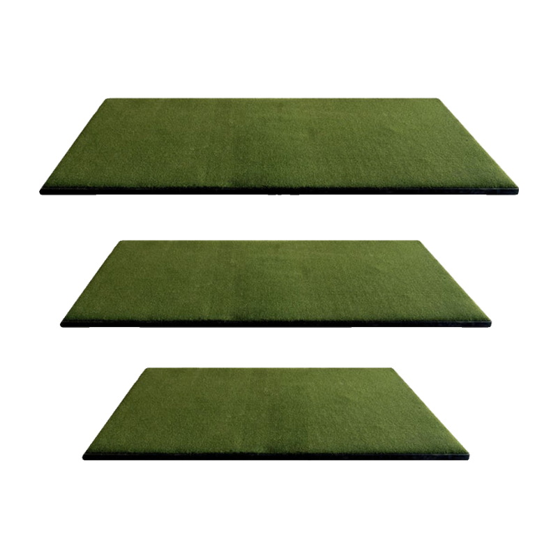 SIGPRO Commercial Teeline Golf Mat size comparison.