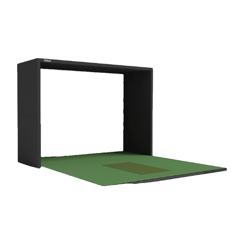SimBooth 1 Golf Simulator Enclosure with Standard Walls.