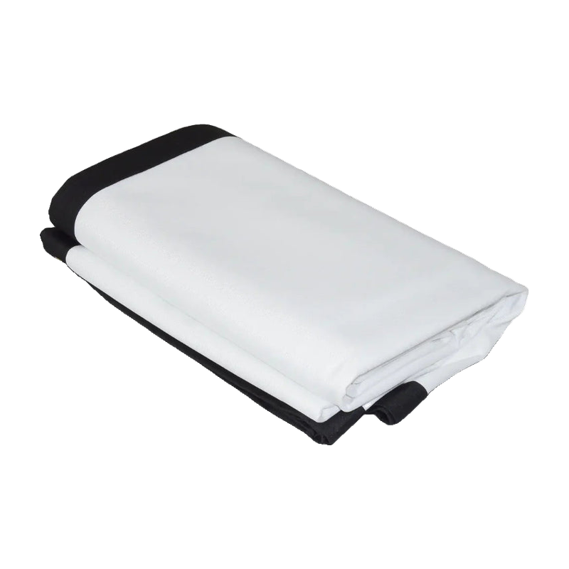 SimSpace Double Sided Impact Screen folded.
